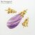 Концевик со штифтом Waterfall Vermeil Sterling Silver 13 мм
