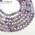 Аметист натуральный ювелирная огранка 4 мм (нить 10 см)