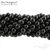 Агат натуральный черный 6-6,5 мм (нить 22 см)