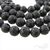 Лавовый камень черный 10 мм (нить 39 см), изображение 4