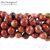 Яшма натуральная красная Red Ball 8-8,7 мм (уп. 10 шт.)