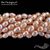 Жемчуг натуральный розовый Baroque Oval 7-9 мм (нить 10 см), изображение 2