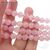Кварц розовый натуральный 8 мм (уп. 10 шт), изображение 2