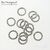 Кольцо соединительное паяное Twisted Round Antique Sterling Silver 6х1 мм