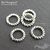 Кольцо соединительное паяное Twisted Round Antique Sterling Silver 6х1 мм, изображение 2