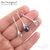 Подвеска со штифтом Elvish Sterling Silver Rhodium Plated 31х8 мм, изображение 2