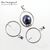 Подвеска-основа со штифтом Ring-Pin Sterling Silver 21х15 мм