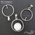 Подвеска-основа со штифтом Ring-Pin Sterling Silver 21х15 мм, изображение 3
