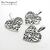 Подвеска Azhur Silver Heart 18х14 мм