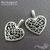 Подвеска Azhur Silver Heart 18х14 мм, изображение 4