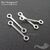 Коннектор Connettore Sterling Silver 15 мм