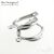 Швензы Tessere Sterling Silver Rhodium Plated 16,5х3 мм (пара)