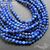 Лазурит натуральный с ювелирной огранкой 2,5 мм (нить 10 см), изображение 2