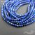Лазурит натуральный с ювелирной огранкой 2,5 мм (нить 10 см), изображение 4