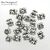 Бусина Granule Silver 6х4 мм (уп. 6 шт.)