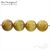 Тигровый глаз натуральный Golden Eye гладкий 8 мм (уп. 6 шт.), изображение 5