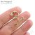 Замок-тогл Heart Gold Plated  13х14 мм, изображение 3