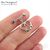 Замок-тогл Heart Rhodium Plated 13х14 мм, изображение 2