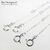 Замок шпрингельный с удлиняющей цепочкой Sterling Silver Rhodium Plated 50 мм, изображение 3