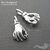 Подвеска-коннектор Charm Palm Sterling Silver 16 мм, изображение 3