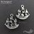 Подвеска Sailboat Sterling Silver 17 мм, изображение 4