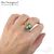 Основа для кольца Spring Song Vermeil Sterling Silver регулируемая, изображение 3