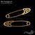 Основа для броши Modern Vermeil Sterling Silver 35 мм