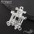 Коннектор-подвеска Pagoda Silver Plated 30 мм, изображение 3