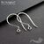 Швензы Simple Wire Sterling Silver 17х11 мм (пара)