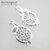 Подвеска Pomegranate Silver Plated 18,5 мм (левая), изображение 3