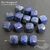 Лазурит натуральный Cube с огранкой 8-9 мм, изображение 4
