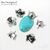 Концевик со штифтом Crown Sterling Silver 8х8,5 мм