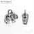 Подвеска Baby Elephant Silver Plated 10 мм, изображение 4