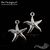 Подвеска Starfish Silver Plated 12,5х11 мм