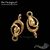 Коннектор Plant Vermeil Sterling Silver 12х5 мм