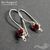 Швензы Ruby Heart Sterling Silver 19 мм (пара), изображение 3