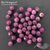 Корунд-рубин натуральный темно-розовый с огранкой 4,5 мм (уп.10 шт.), изображение 3