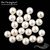 Жемчуг натуральный полусверленный Round White 7-7,5 мм