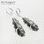 Подвеска с кольцом Raven Feather Sterling Silver 27 мм