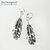 Подвеска с кольцом Raven Feather Sterling Silver 27 мм, изображение 4