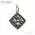 Подвеска с кольцом Maltese Sterling Silver 15 мм, изображение 5