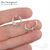 Швензы 3-Ring Sterling Silver 15 мм (пара), изображение 2