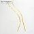 Швензы-протяжки Chain Vermeil Sterling Silver 80 мм (пара), изображение 3