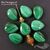 Малахит натуральный Drop 15х12 мм