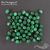 Малахит натуральный с огранкой 4 мм (уп. 10 шт.), изображение 3