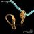 Бейл-держатель для кулона Vintage Gold Plated 12х5 мм