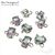 Коннектор со вставкой Mini Mystic Fianit Silver Plated 9х6 мм, изображение 4