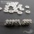 Бусина рондель Bali Daisy Silver 6 мм (уп.20 шт.)