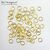 Кольцо соединительное разъемное Gold Tone 4х0,7 мм (уп. 30 шт.), изображение 2