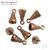 Концевик Cone Patina Copper 12х7 мм